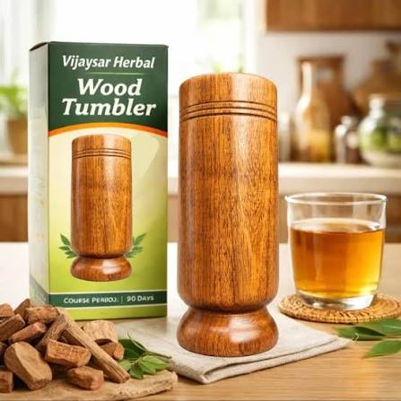 Vijaysar Wooden Glass