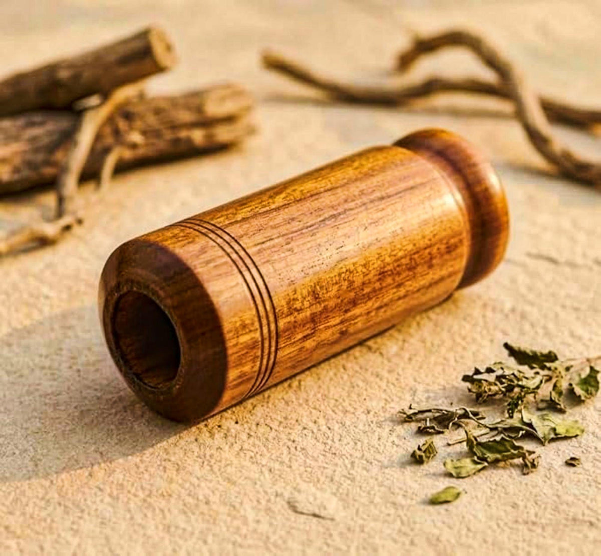 Vijaysar Wooden Glass